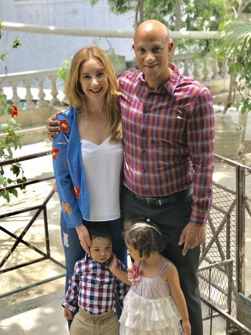 Ivy Kuperberg and her family.