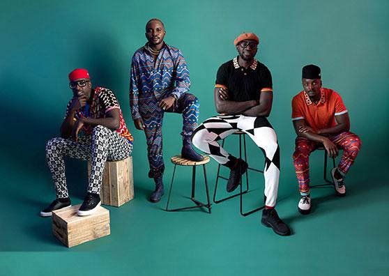 Grammy-Award winning pop band from Kenya Sauti Sol.