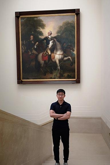 At the National Gallery of Art in Washington D.C. (2021)