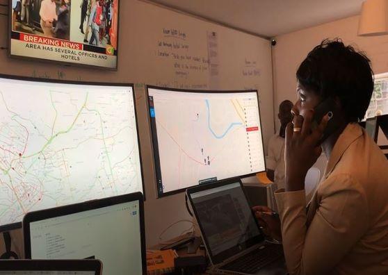 Flare emergency response vehicle dispatch system