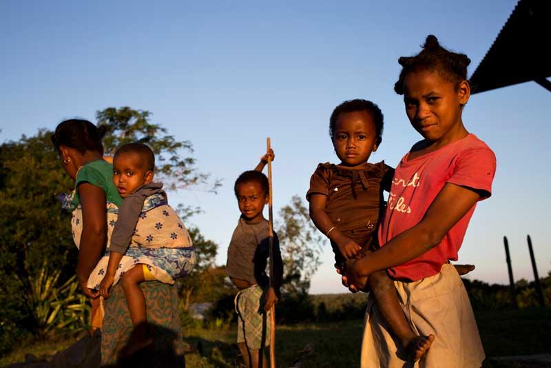 Récolte près du village de Mongaiky, à Madagascar