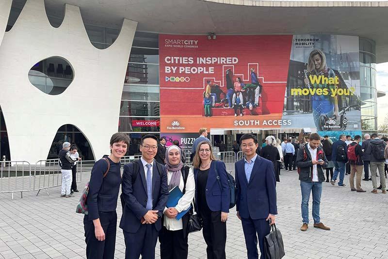 Representing IFC at the Smart City Expo in Barcelona (2022).