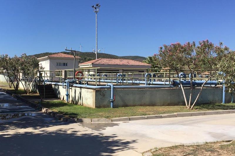 Urla district stormwater network construction.