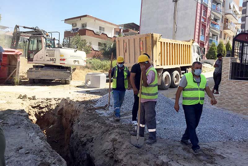 Kemalpasa district wastewater and stormwater network construction.