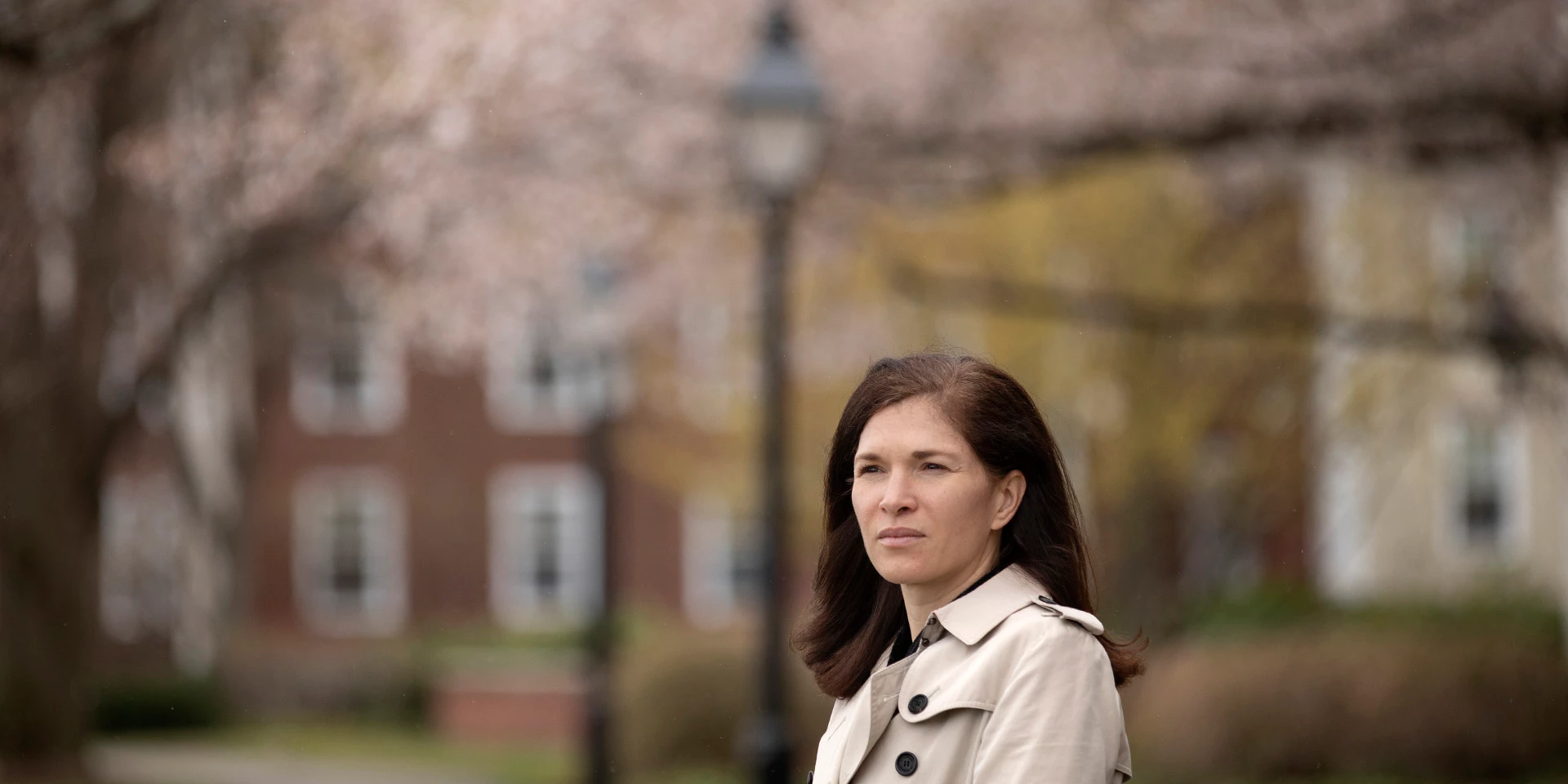 On April 21, 2020,  A portrait of Laura Alfaro, a Warren Alpert Professor of Business Administration at Harvard Business School in Boston, Massachusetts. Photo Â© Dominic Chavez/International Finance Corporation