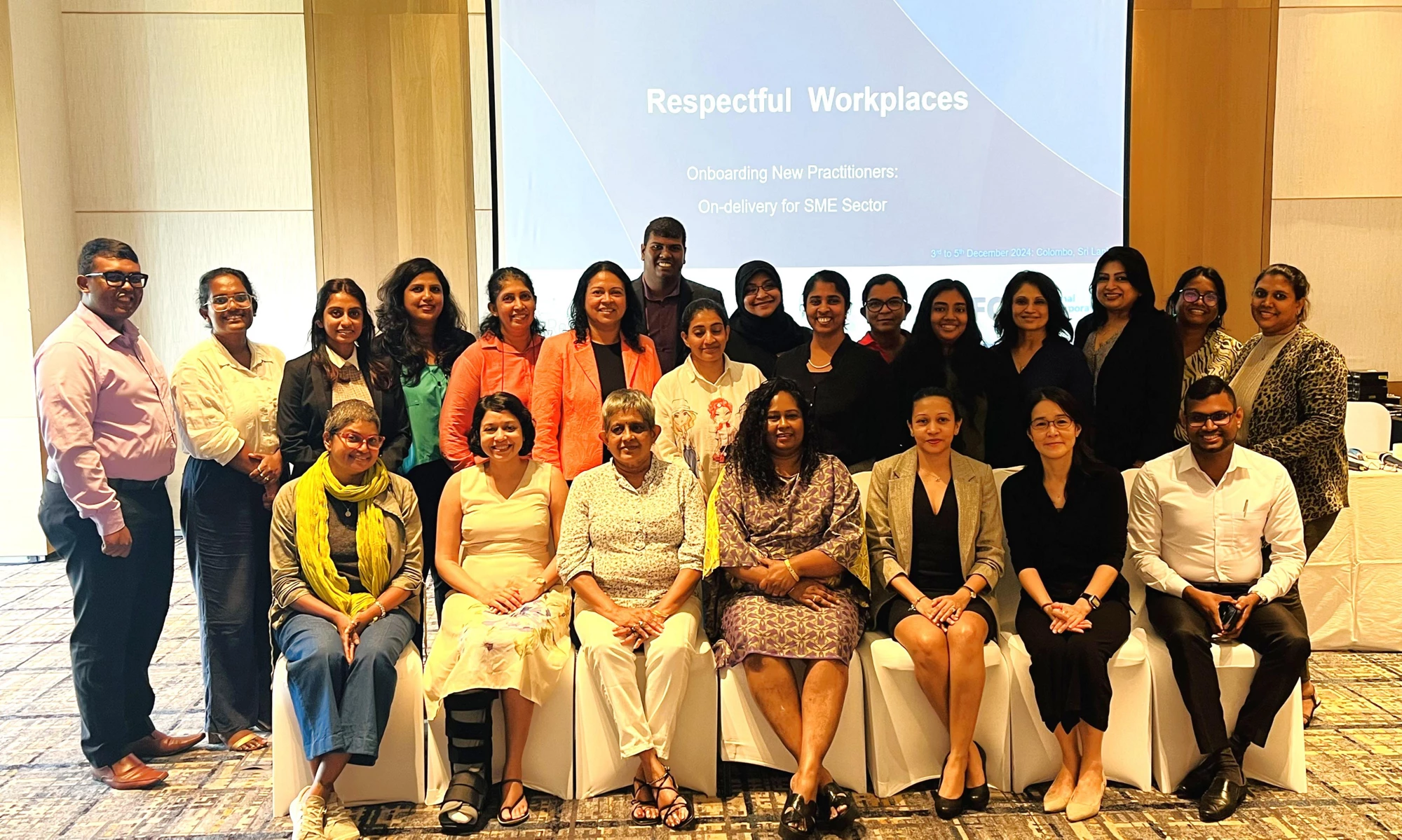 WIM and DCLK Practitioners at the Training of Trainers Program of IFC's Respectful Workplaces Initiative