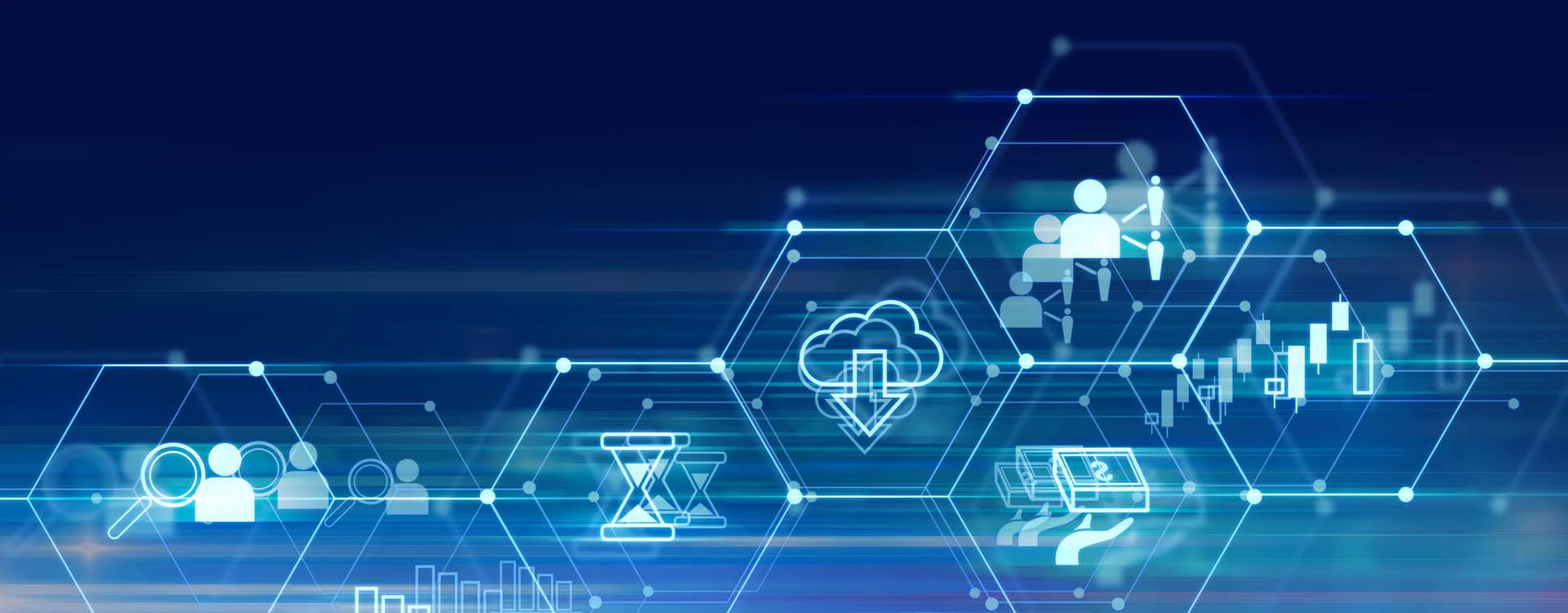 Abstract financial technology background.